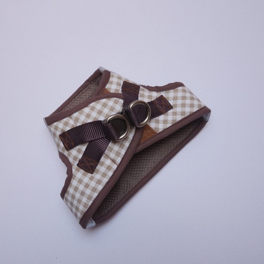 Arnés para perro 'Vichy' Marrón