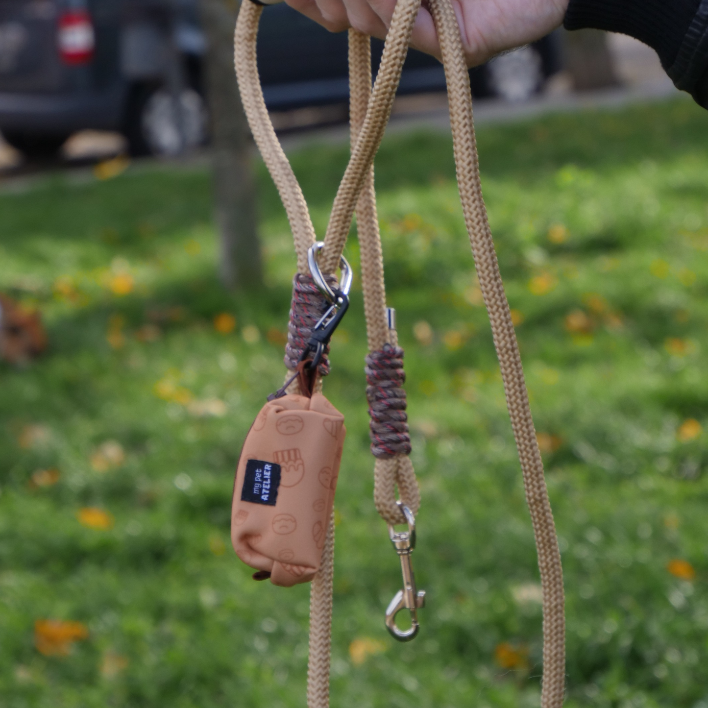 Dispensador de bolsas paseo perro Croissants