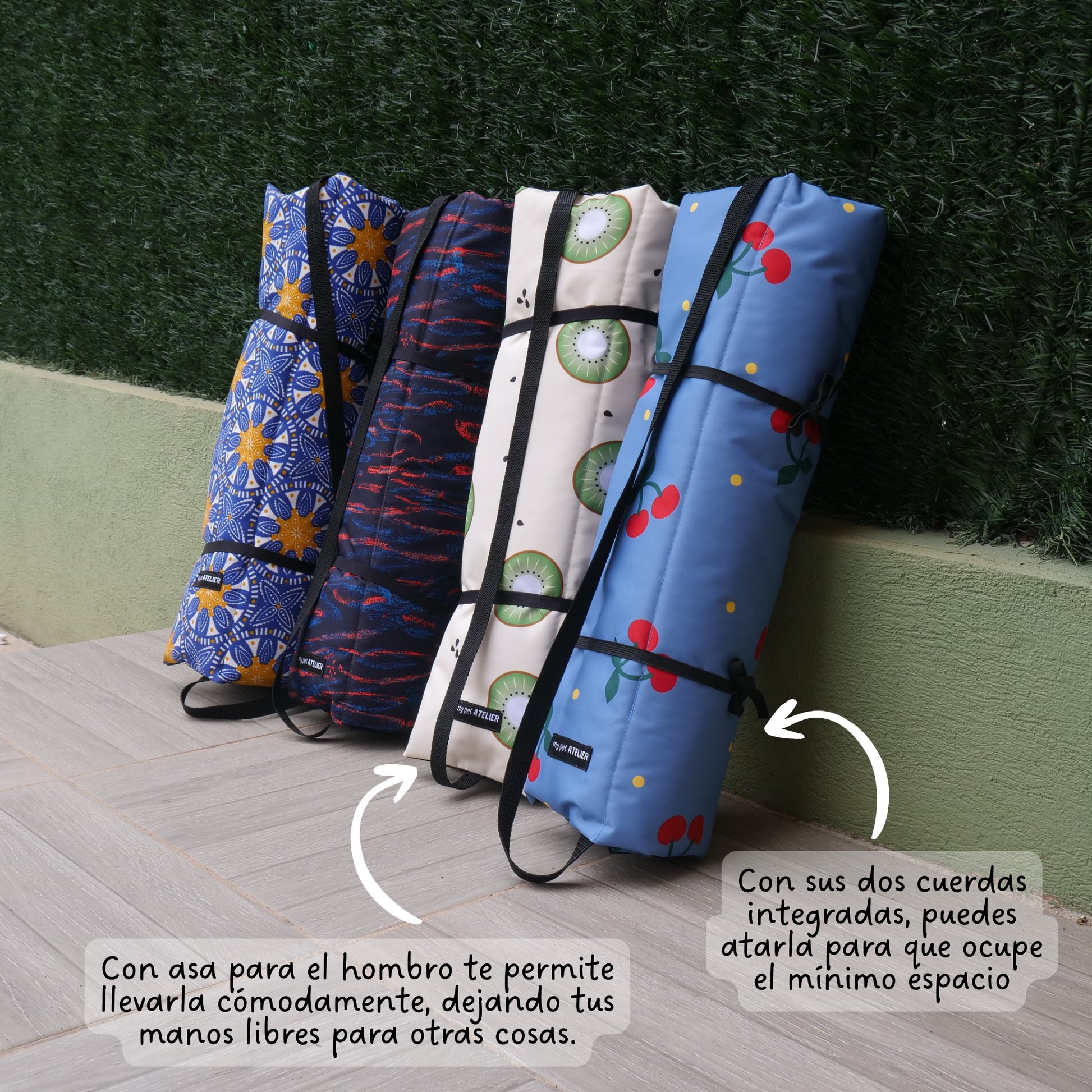 Cama portátil impermeable Bohemia Mi tienda