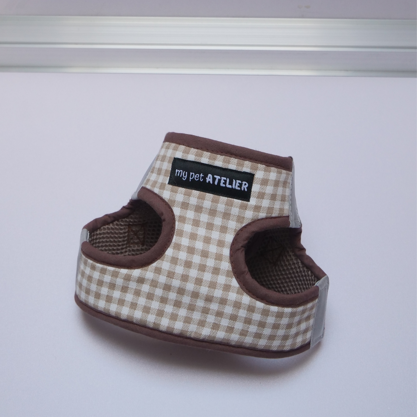 Arnés para perro 'Vichy' Marrón