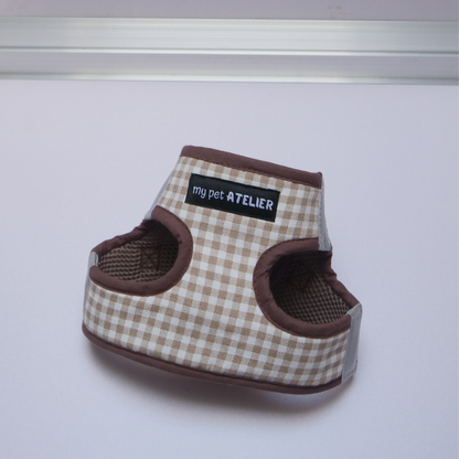 Arnés para perro 'Vichy' Marrón