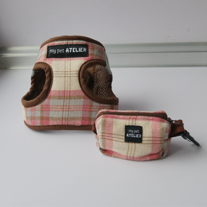 Arnés para perro Rosa Escosés