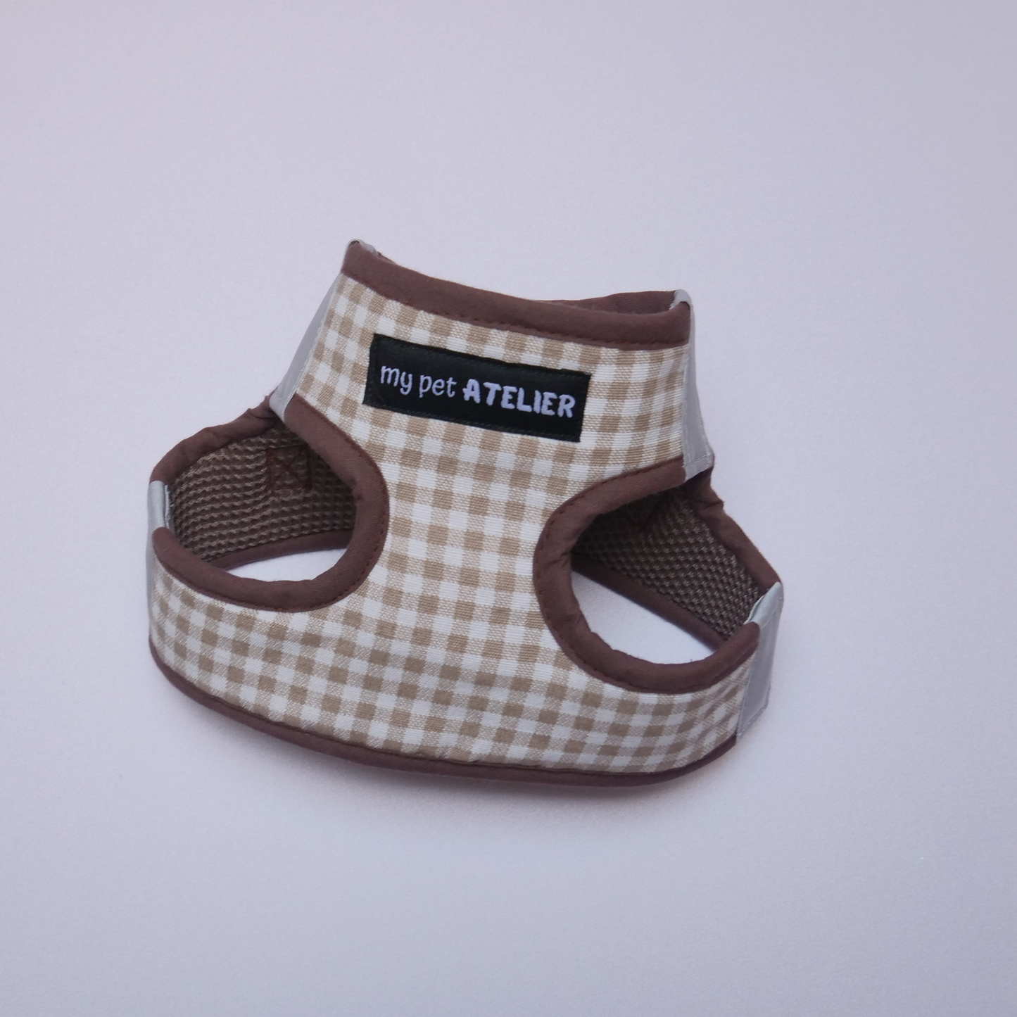 Arnés para perro 'Vichy' Marrón