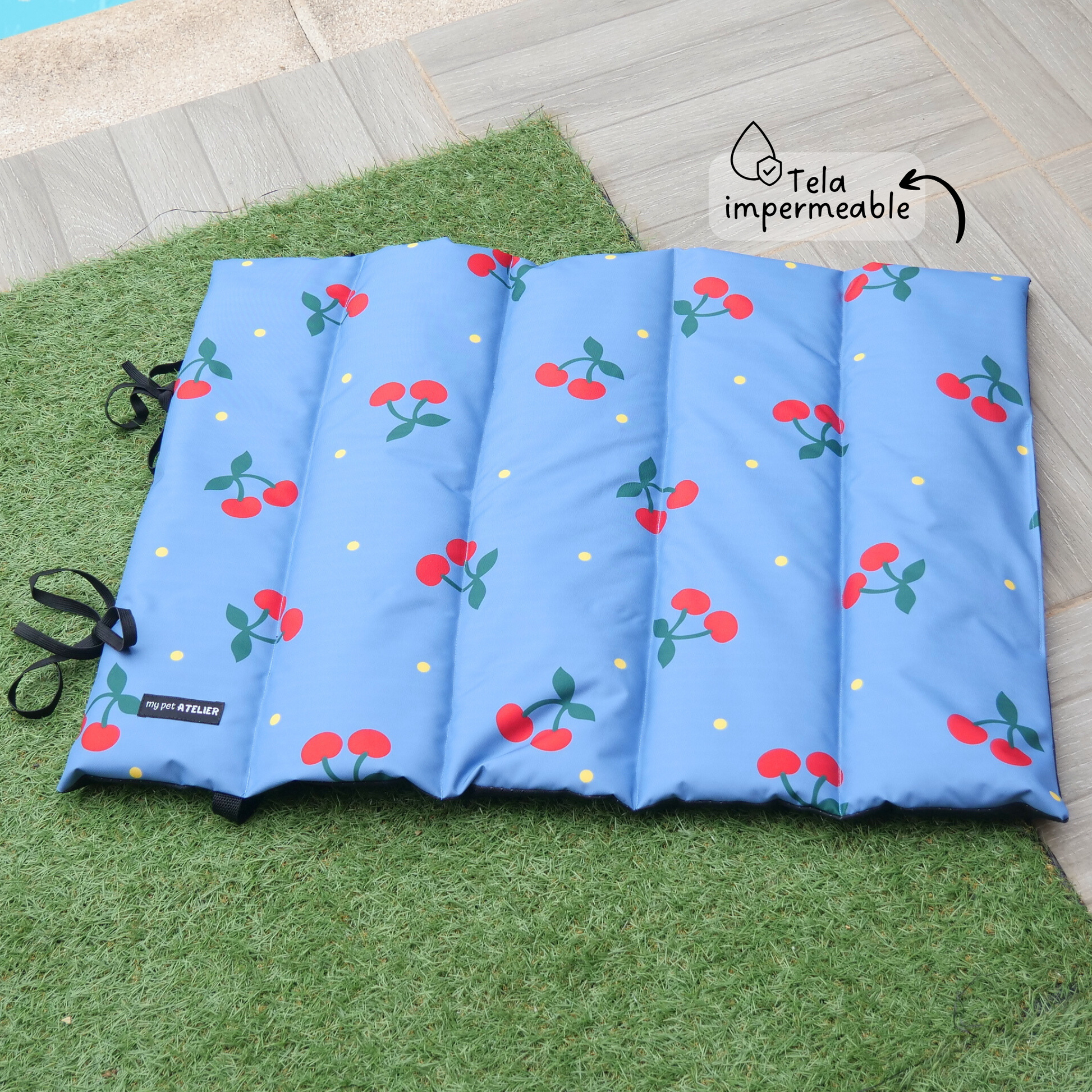 Cama portátil impermeable Cerezas Mi tienda