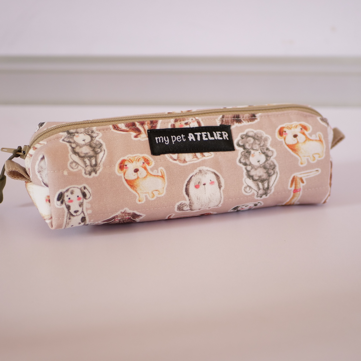 Estuche acolchado para bolígrafos Dogs Vintage