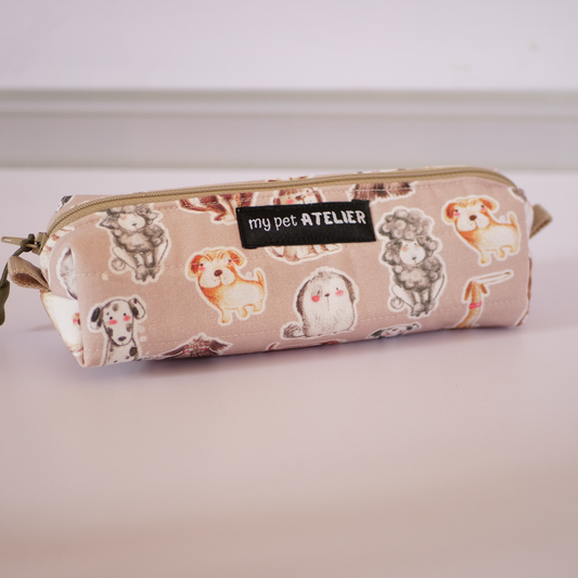 Estuche acolchado para bolígrafos Dogs Vintage