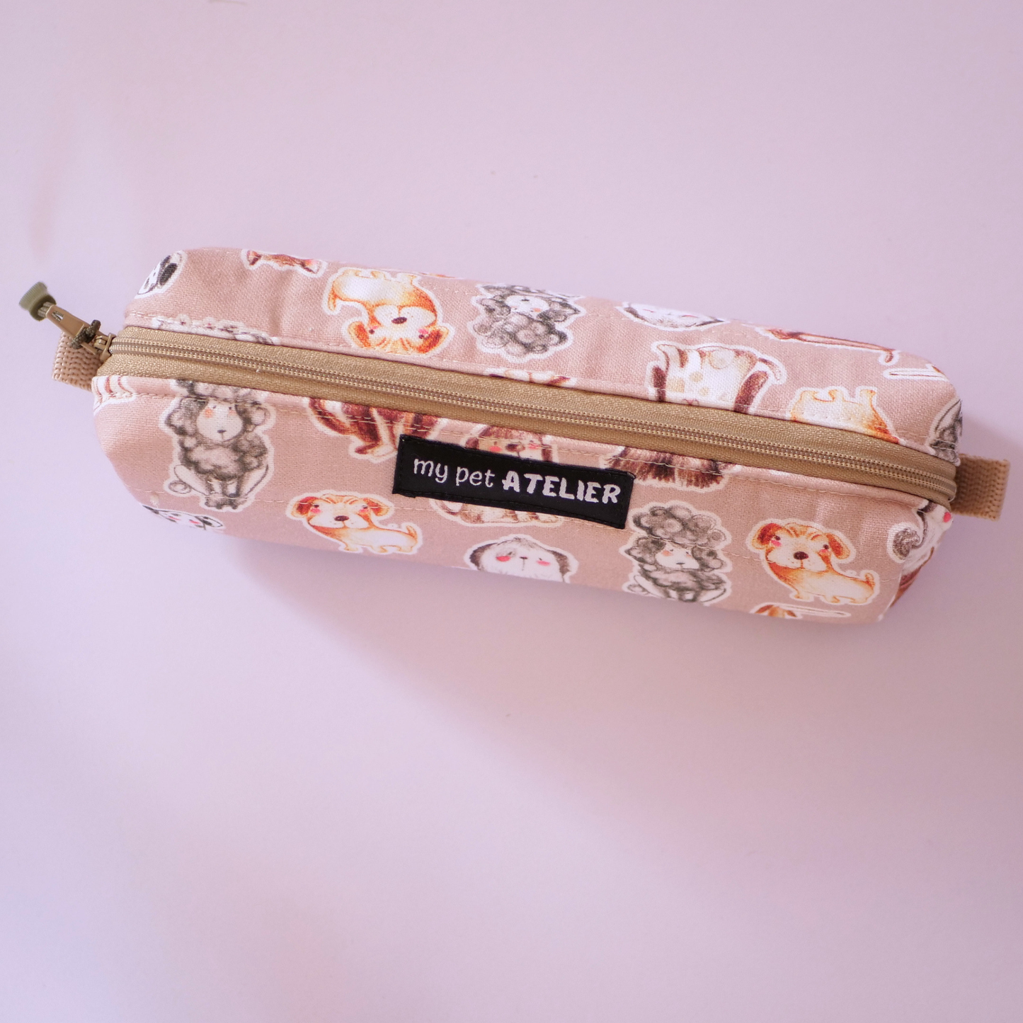 Estuche acolchado para bolígrafos Dogs Vintage