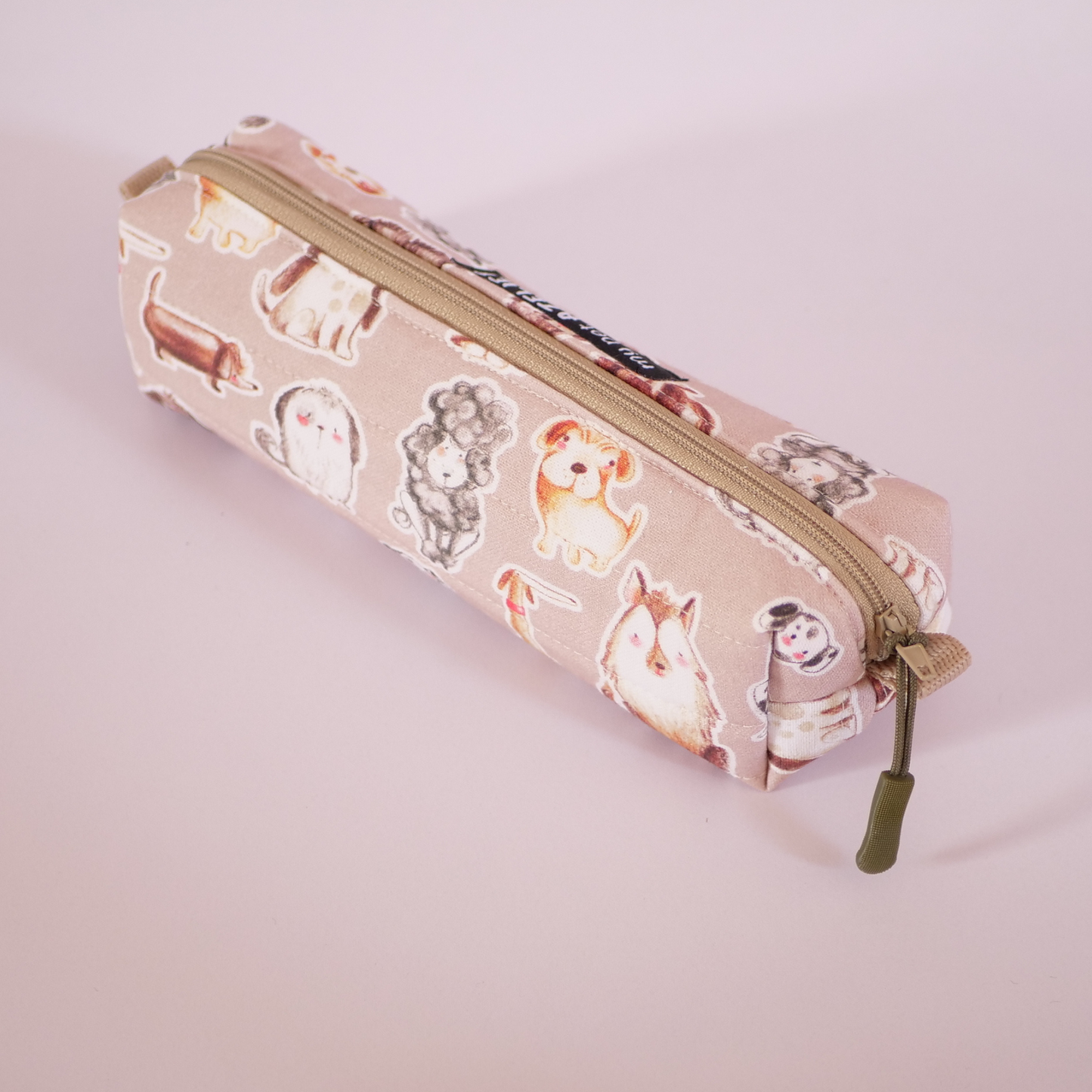 Estuche acolchado para bolígrafos Dogs Vintage