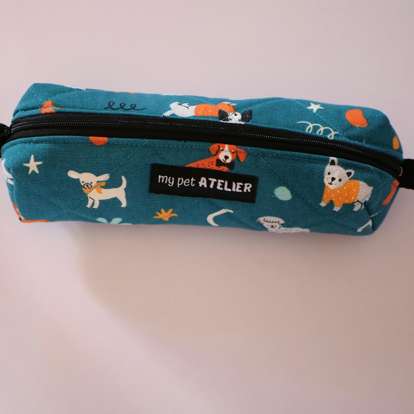 Estuche acolchado para bolígrafos Dogs
