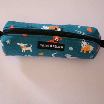 Estuche acolchado para bolígrafos Dogs