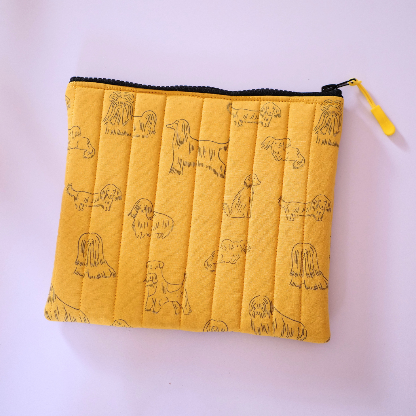 Neceser plano acolchado Yellow Dogs