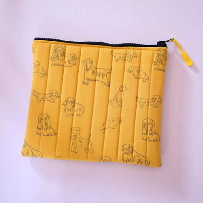 Neceser plano acolchado Yellow Dogs