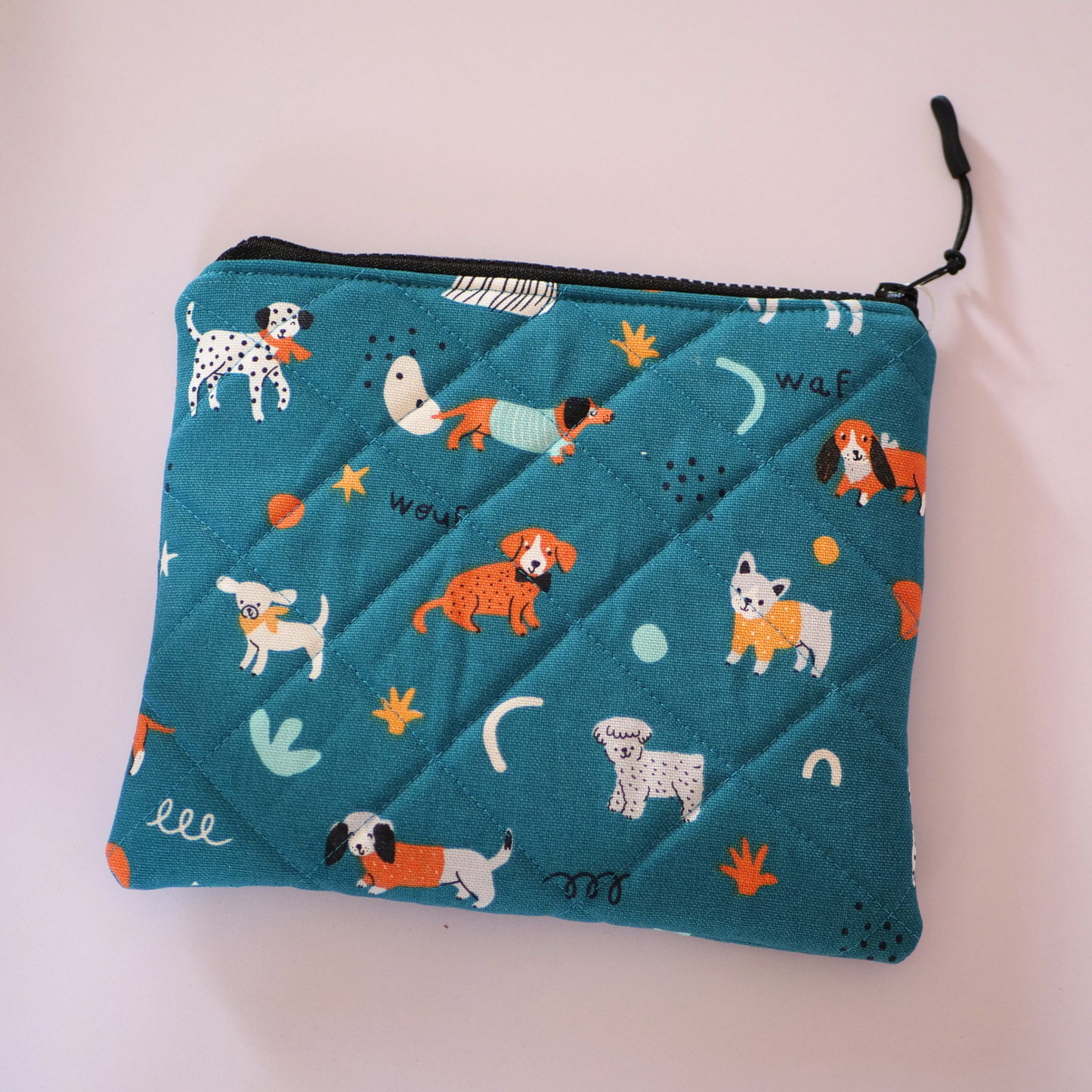 Neceser plano acolchado Dogs